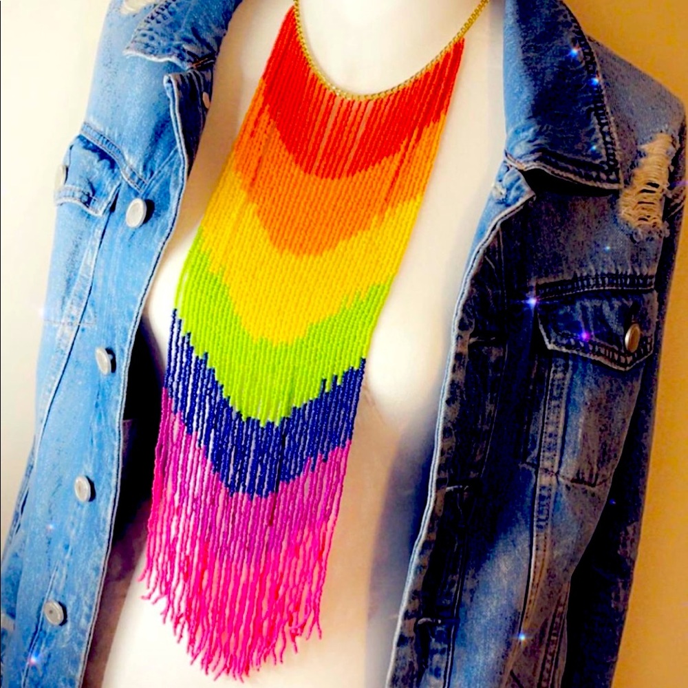 Rainbow necklace